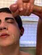 3 Pissing Boys Bathroom Fuck!