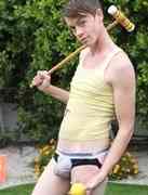 Garden Games With Sexy Jack at Boys-Pissing